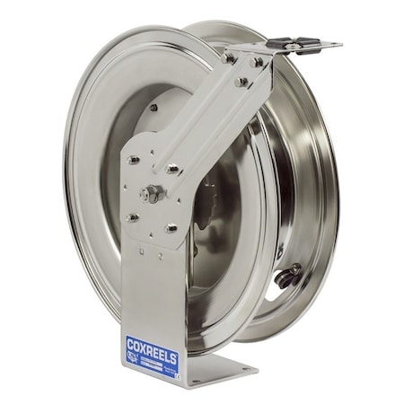 Coxreels Hose Reel, SH-SS, 3/8 Inch ID, 5/8 Inch OD, 50 ft Hose L SHL-N-350-SS